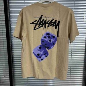 Stussy Sand Short Sleeve Logo Tee